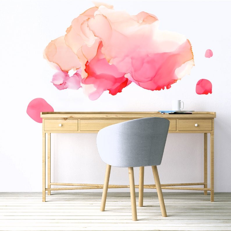 Abstract Alcohol Ink Removable Wall Decal - Picture Perfect Decals