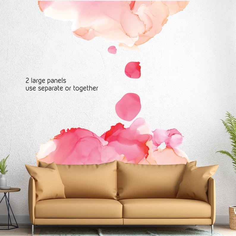 Abstract Alcohol Ink Removable Wall Decal - Picture Perfect Decals