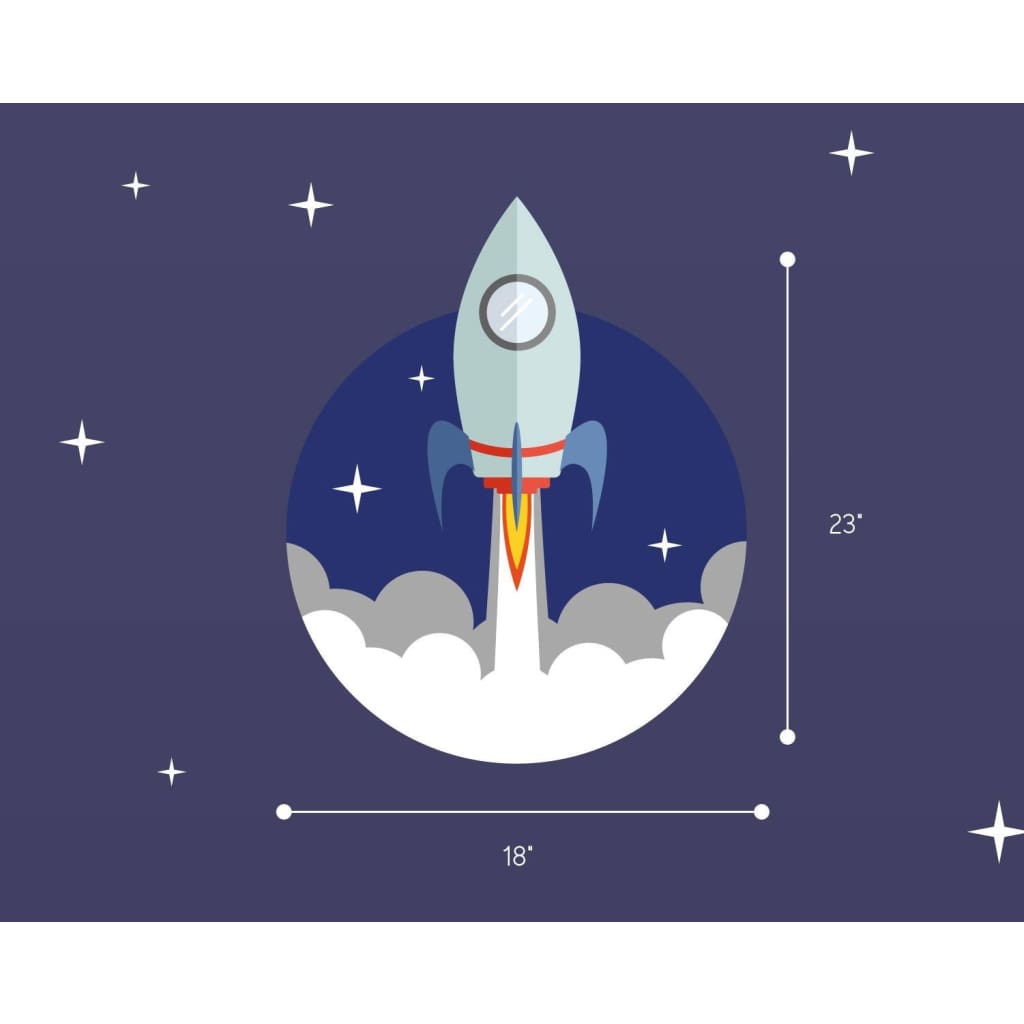 Outer Space Alien Spaceship Wall Decals - Picture Perfect Decals