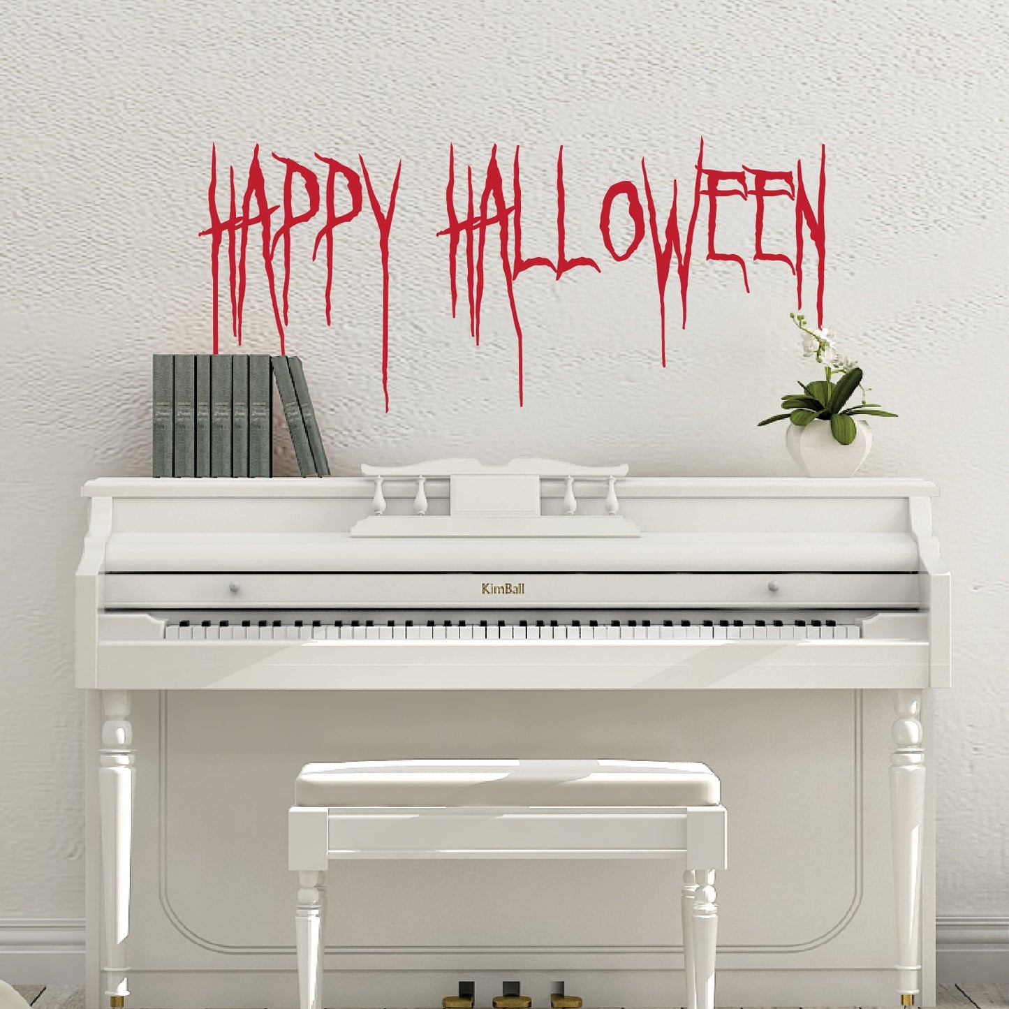 REDRUM Halloween Wall Decals | Reusable Halloween Wall Decor - Picture Perfect Decals
