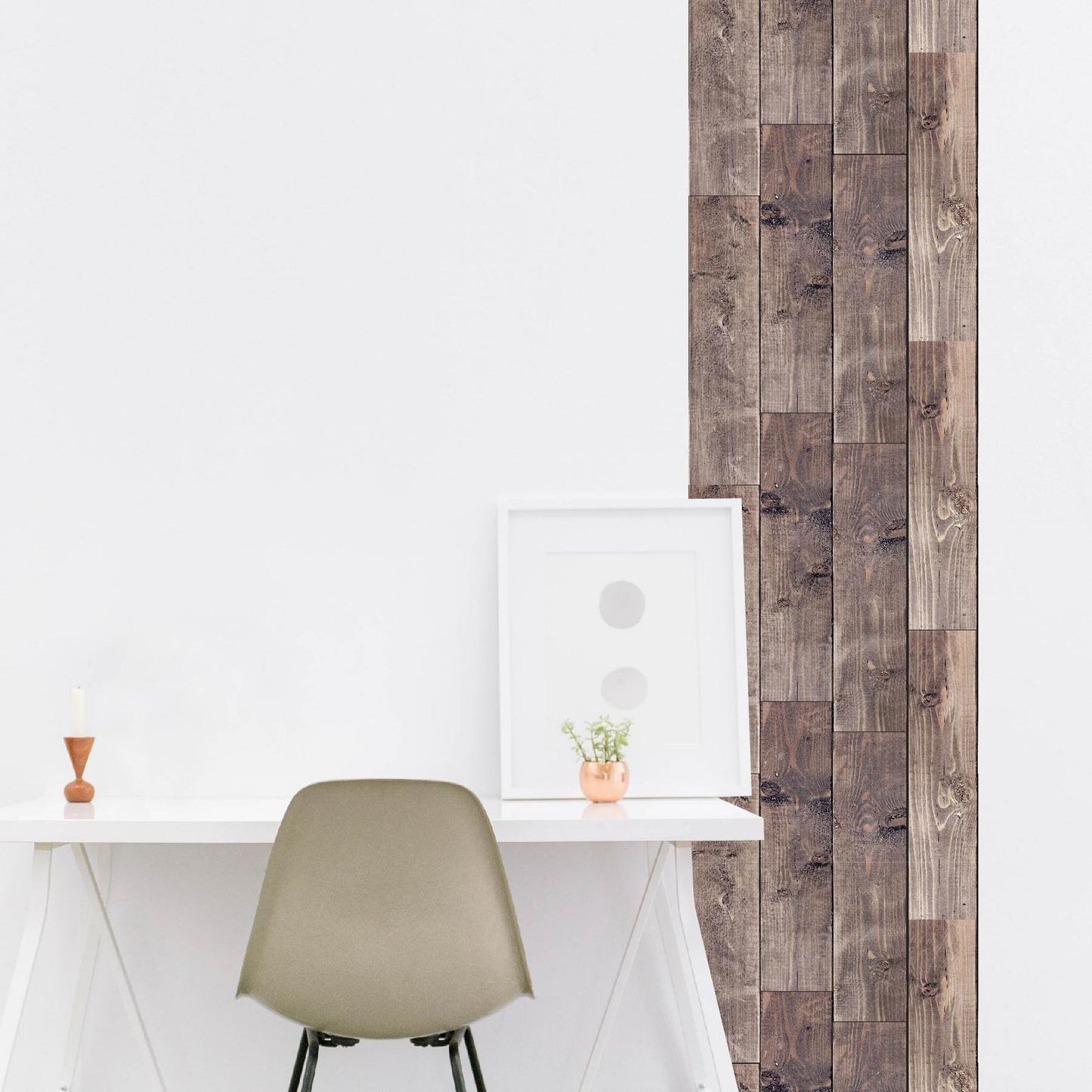 Rustic Wood Plank Wall Decal Panels | Faux Pallet Headboard Wall Sticker - Picture Perfect Decals