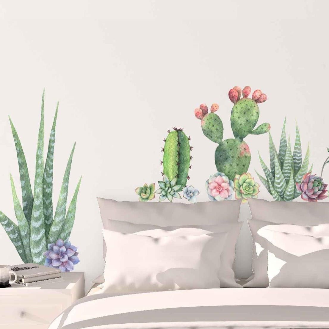 Succulents Wall Decals | Cactus Wall Stickers - Picture Perfect Decals