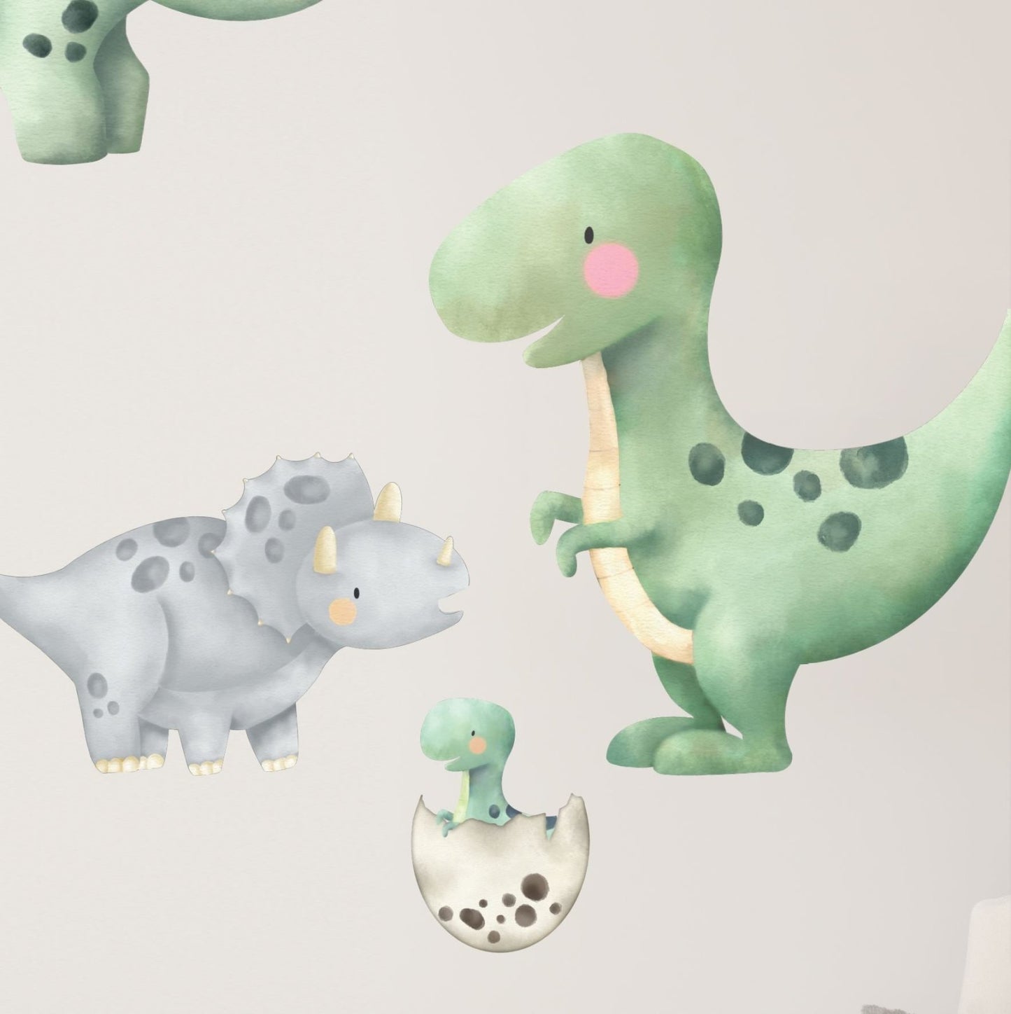 Dinosaur Wall Decals T-Rex Dinos - Lolistix