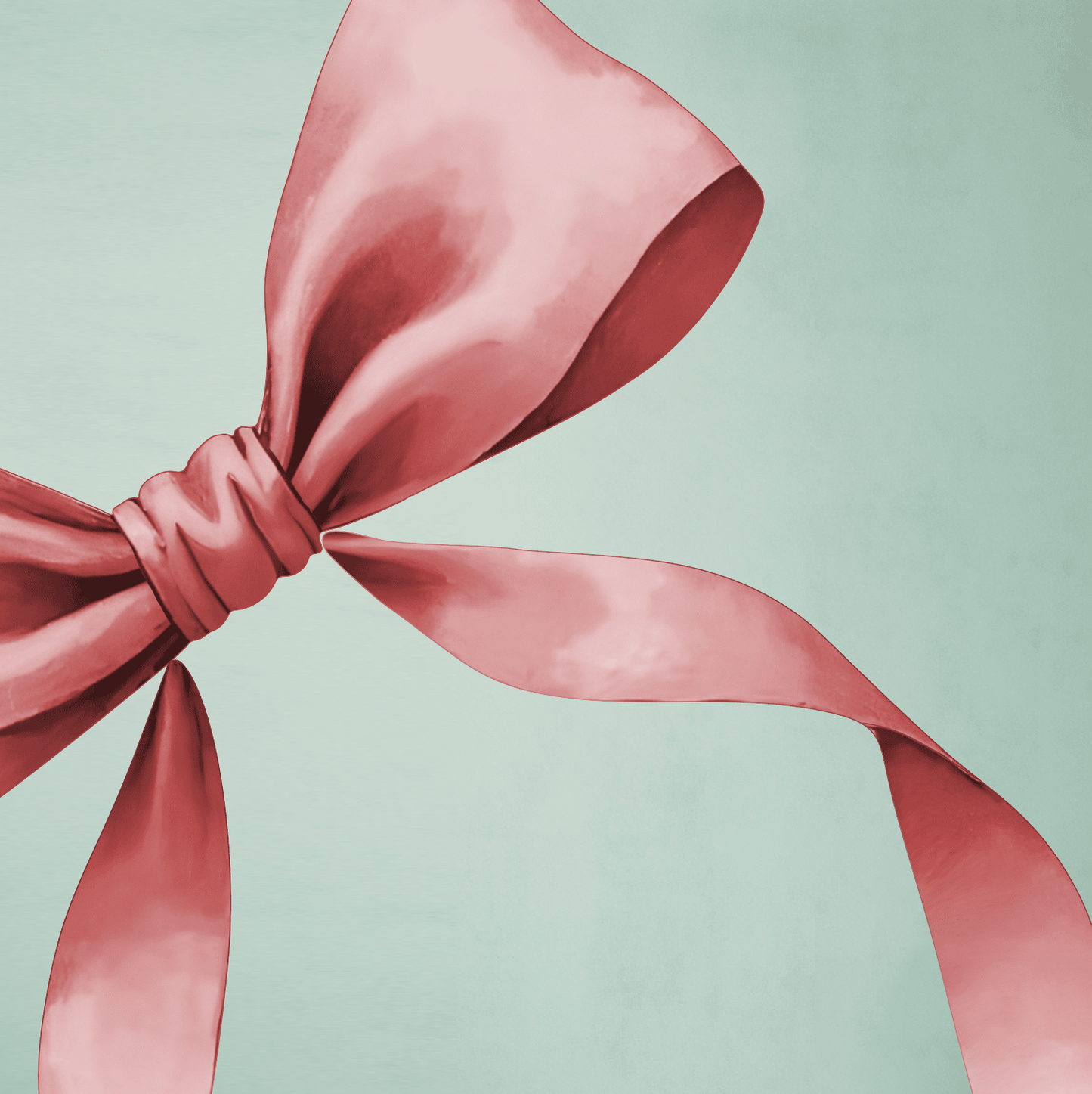 Large Pink Bow Wall Decal – Separate Pieces for Customizable Layout - Ribbon Wall Sticker - Home Decor Decals - Lolistix