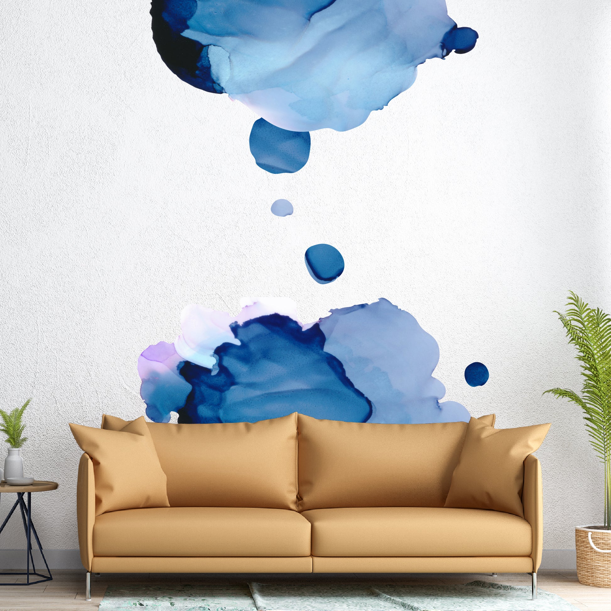 Abstract Watercolor Ink Removable Wall Decal - picture perfect decals