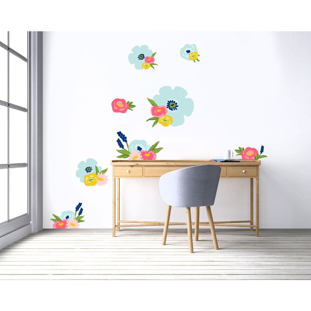Spring Flowers Wall Decals | Vintage Lilac - Picture Perfect Decals